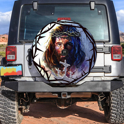 Jesus Christ The God Spare Tire Cover - Christian Tire Cover