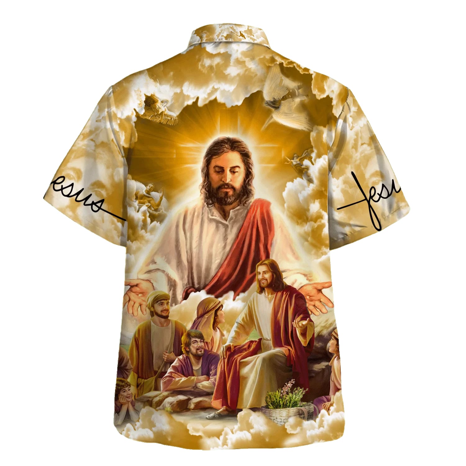 Jesus Christ With His Disciples Hawaiian Shirts For Men And Women - Christian Hawaiian Shirt - Hawaiian Summer Shirts