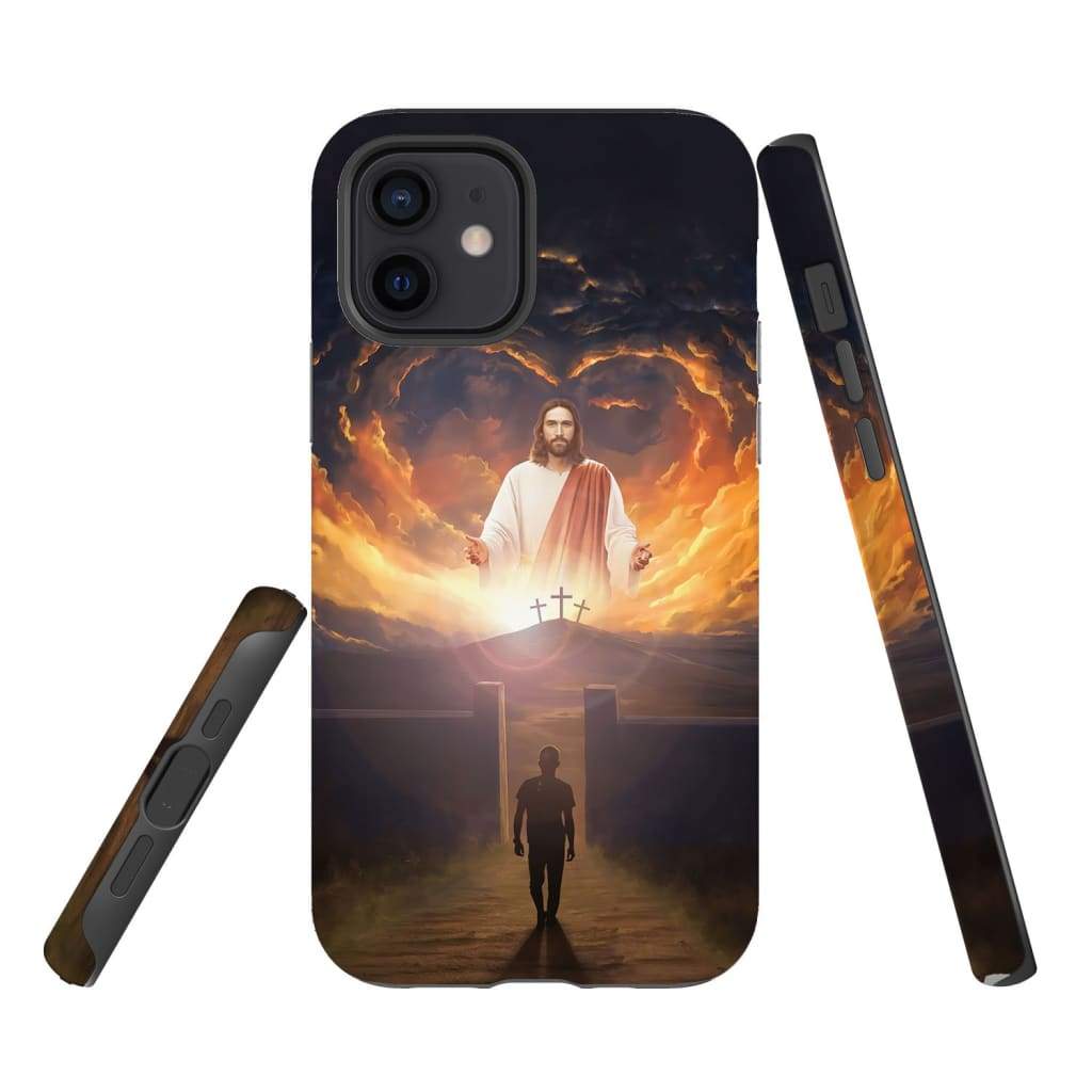 Jesus Come Back And Open Arms Phone Case Jesus Phone Case - Scripture Phone Cases - Iphone Cases Christian