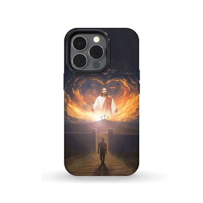 Jesus Come Back And Open Arms Phone Case Jesus Phone Case - Scripture Phone Cases - Iphone Cases Christian