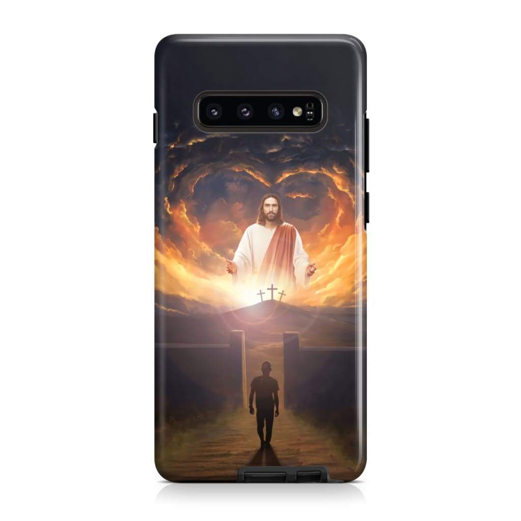 Jesus Come Back And Open Arms Phone Case Jesus Phone Case - Scripture Phone Cases - Iphone Cases Christian