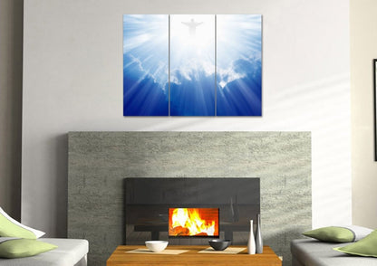 Jesus Coming To Save Us Wall Art - Christian Canvas Wall Art