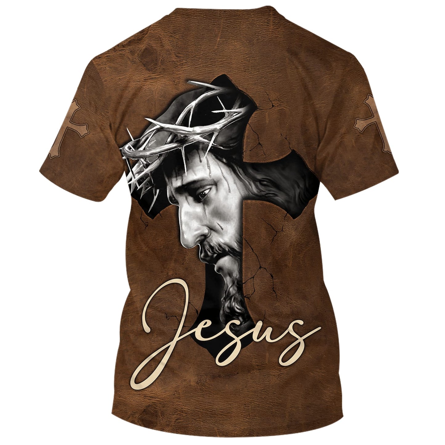 Jesus Cross 3d Shirts - Christian T Shirts For Men And Women