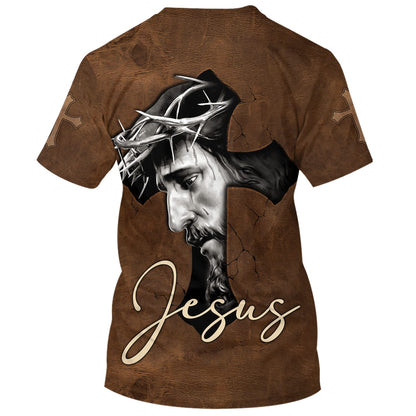 Jesus Cross 3d Shirts - Christian T Shirts For Men And Women