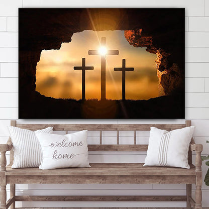 Jesus Cross Canvas Cross Jesus Wall Hanging Jesus Canvas - Jesus Canvas Pictures - Christian Wall Art