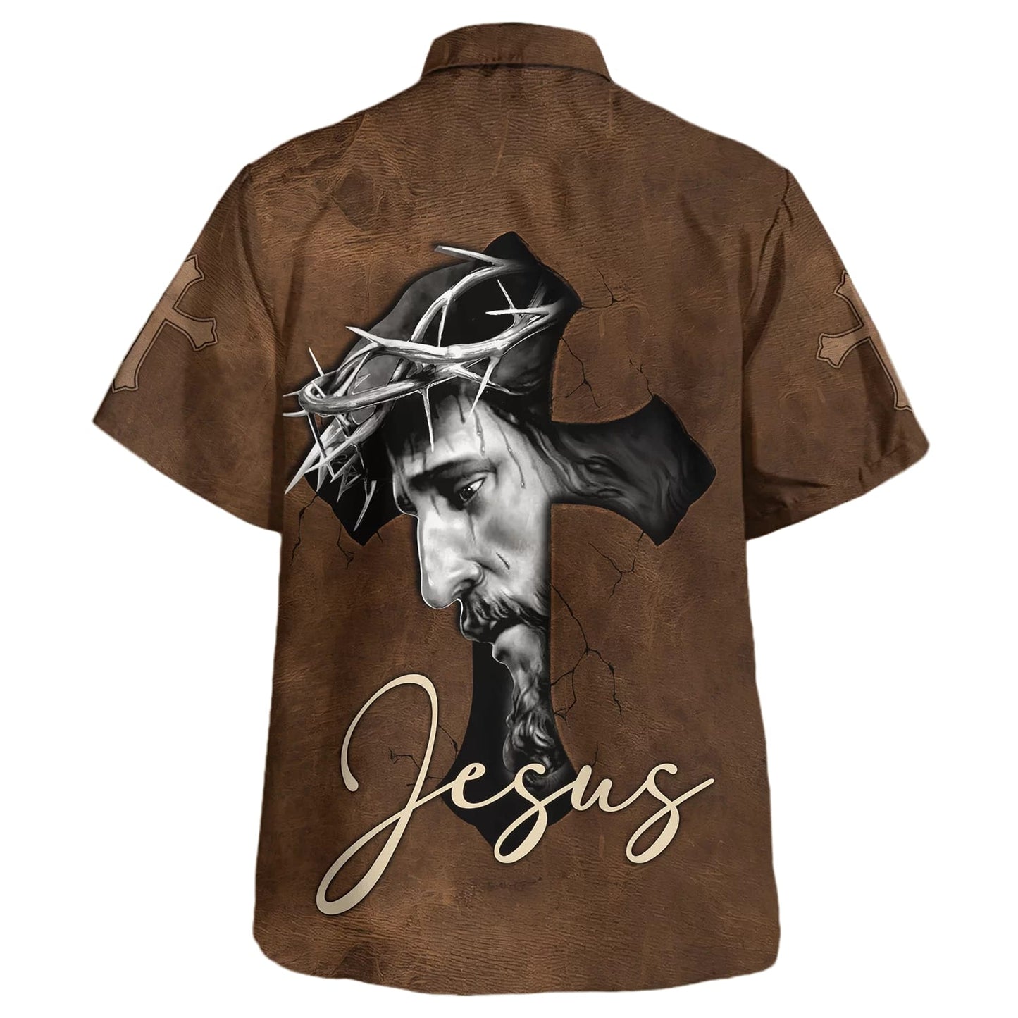 Jesus Cross Hawaiian Shirt - Christian Hawaiian Shirt - Religious Hawaiian Shirts