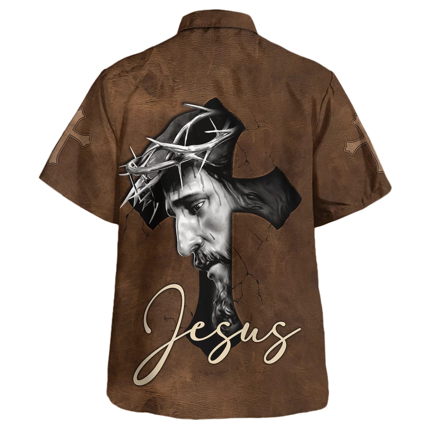 Jesus Cross Hawaiian Shirt - Christian Hawaiian Shirt - Religious Hawaiian Shirts