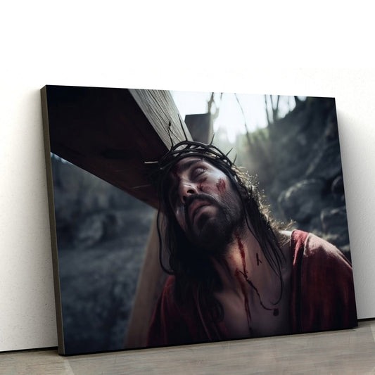 Jesus Cross Jesus Bible Art Modern Bible 1 - Canvas Pictures - Jesus Canvas Art - Christian Wall Art