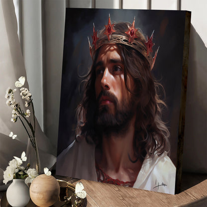 Jesus Crowns The King Of Kings 1 - Canvas Picture - Jesus Christ Canvas - Christian Wall Art