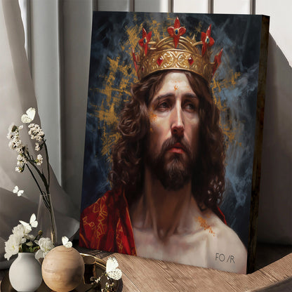 Jesus Crowns The King Of Kings 2 - Canvas Picture - Jesus Christ Canvas - Christian Wall Art
