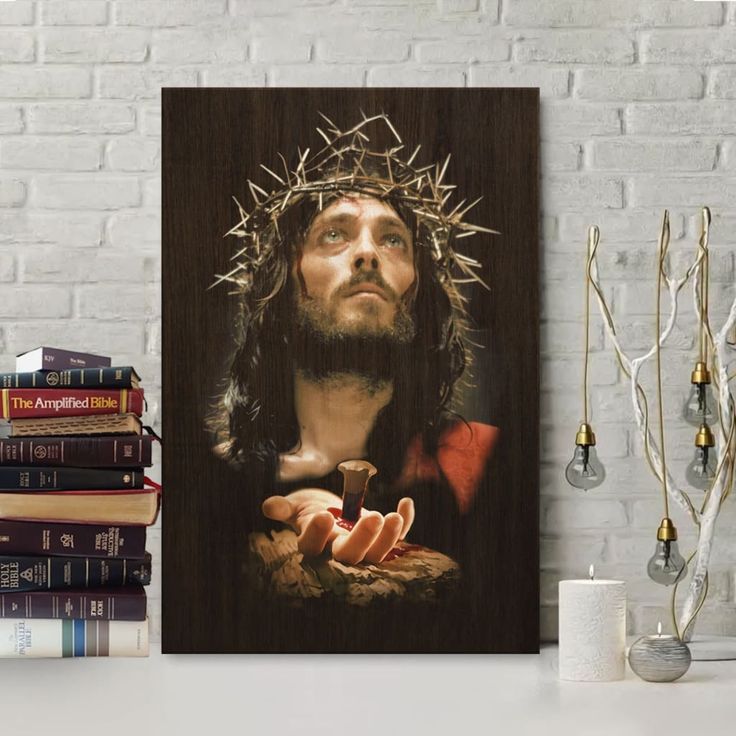 Jesus Crucified Hands Canvas Wall Art - Jesus Canvas Pictures - Christian Wall Posters