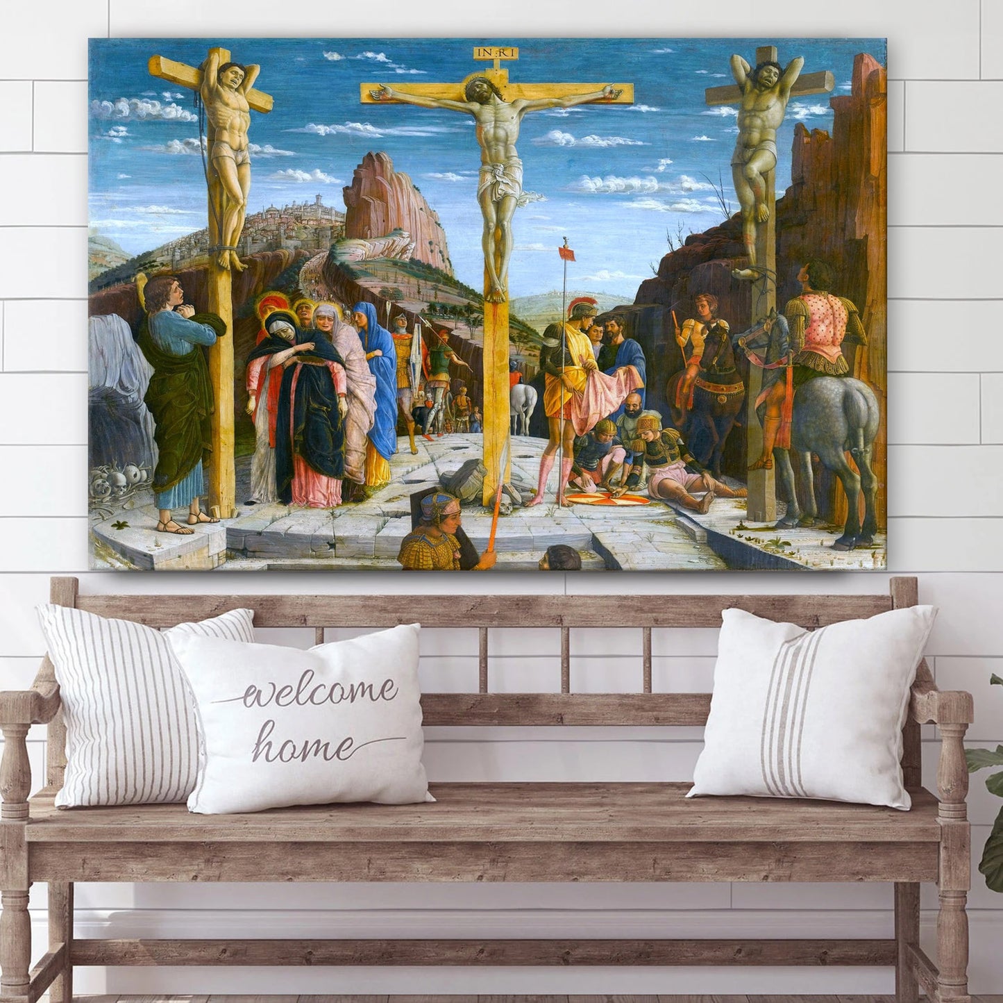 Jesus Crucifixion - Jesus Canvas Wall Art - Christian Wall Art