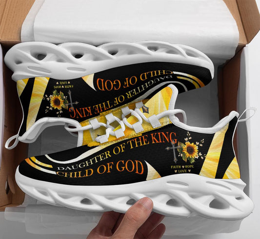 Jesus Daughter Of The King Yezy Running Sneakers Max Soul Shoes - Christian Shoes For Men And Women