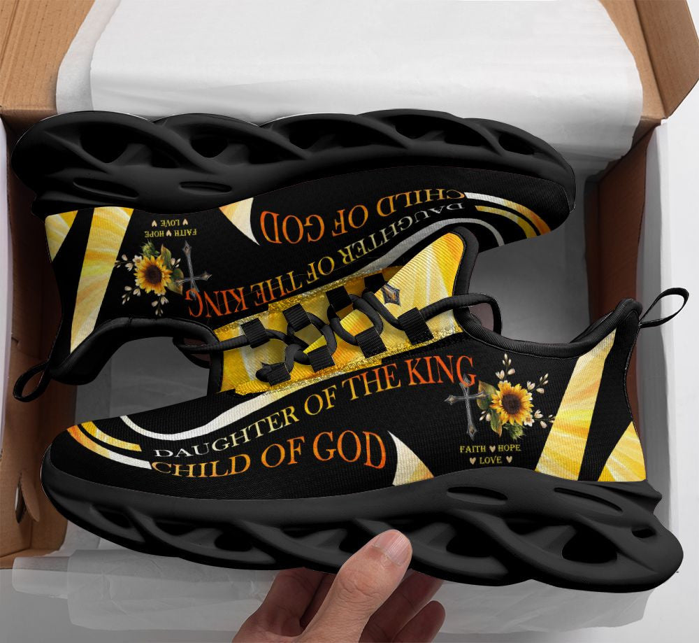 Jesus Daughter Of The King Yezy Running Sneakers Max Soul Shoes - Christian Shoes For Men And Women