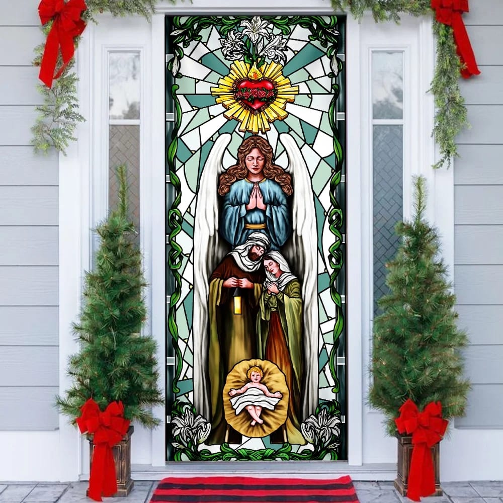 Jesus Door Cover Nativity of Jesus - Religious Door Decorations - Christian Home Decor