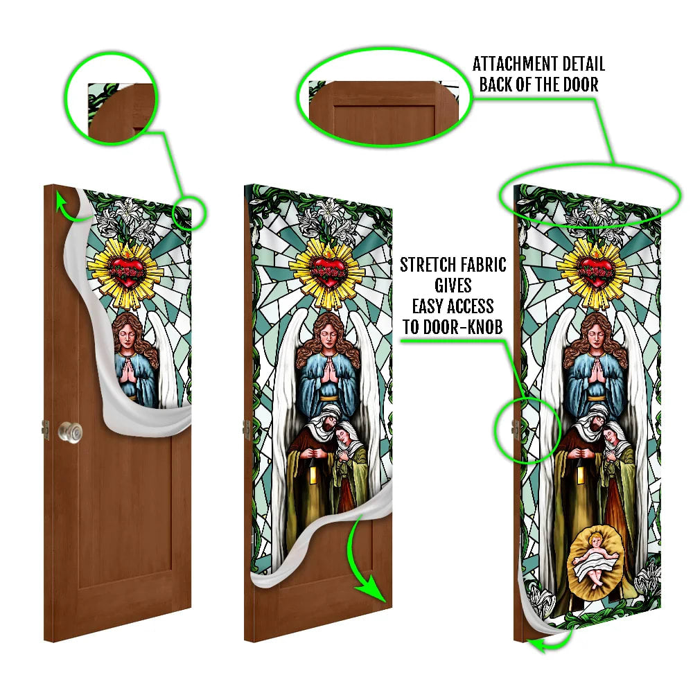 Jesus Door Cover Nativity of Jesus - Religious Door Decorations - Christian Home Decor