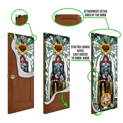 Jesus Door Cover Nativity of Jesus - Religious Door Decorations - Christian Home Decor