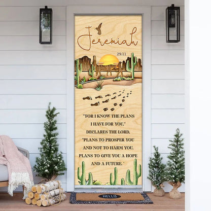 Jesus Door Cover Road - Religious Door Decorations - Christian Home Decor