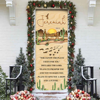 Jesus Door Cover Road - Religious Door Decorations - Christian Home Decor