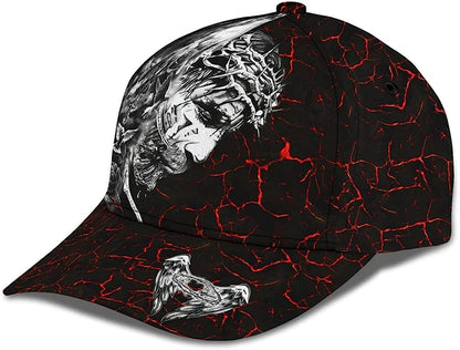 Jesus Face Baseball Cap - Christian Hats for Men and Women