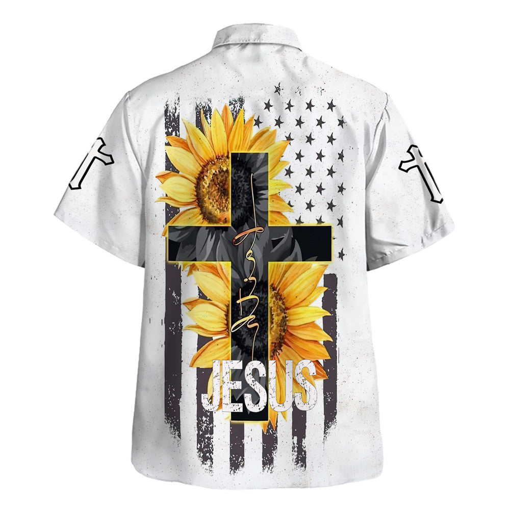 Jesus Faith Sunflower Hawaiian Shirts For Men And Women - Christian Hawaiian Shirt - Hawaiian Summer Shirts