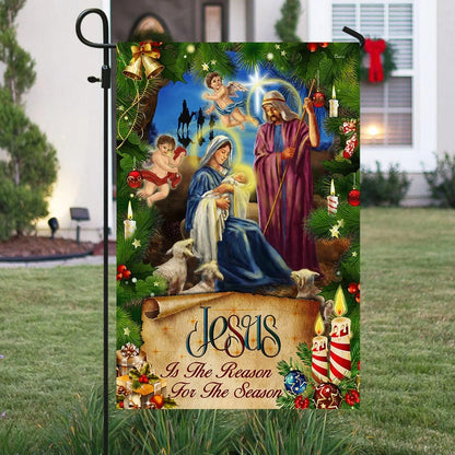 Jesus Flag Nativity Of Jesus Christmas Flag - Christmas Garden Flag - Christmas House Flag - Christmas Outdoor Decoration