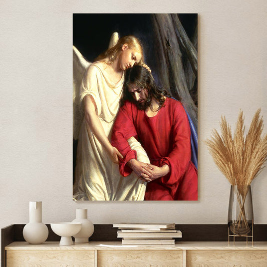 Jesus Gethsemane Canvas Picture - Jesus Christ Canvas Art - Christian Wall Canvas