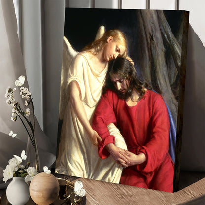 Jesus Gethsemane Canvas Picture - Jesus Christ Canvas Art - Christian Wall Canvas