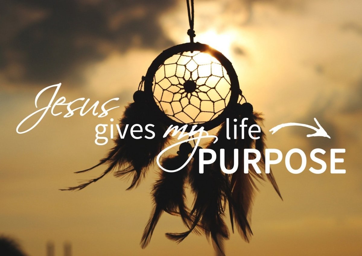 Jesus Give My Life Purpose Wall Art Canvas Print - Christian Canvas Wall Art