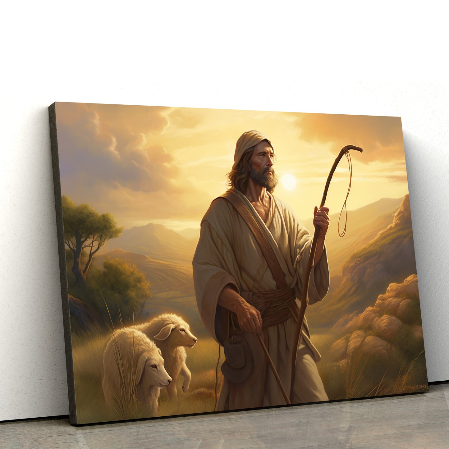 Jesus Go To Shepherd 1 - Canvas Picture - Jesus Christ Canvas - Christian Wall Art