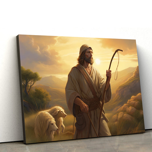 Jesus Go To Shepherd 1 - Canvas Picture - Jesus Christ Canvas - Christian Wall Art