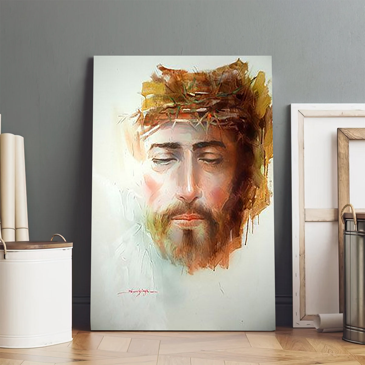 Jesus God Bless Canvas Prints - Jesus Christ Art - Christian Canvas Wall Decor