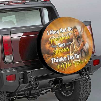 Jesus God Tire Cover - Jesus Savior Spare Tire Cover - Christian Tire Cover
