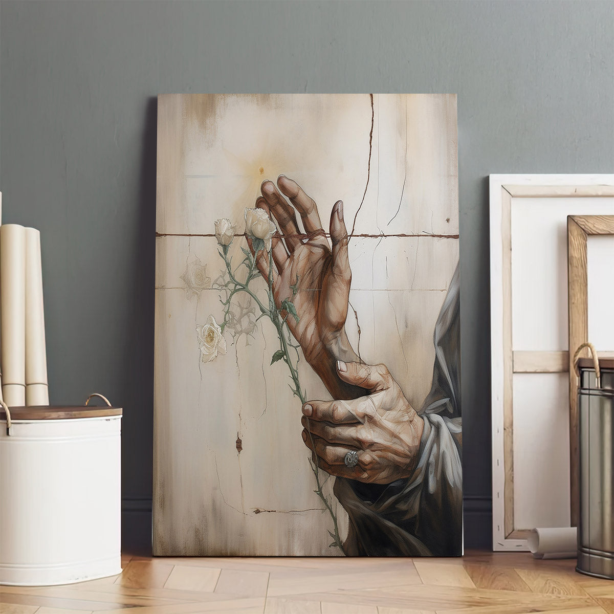 Jesus Hand - Canvas Picture - Jesus Christ Canvas - Christian Wall Art