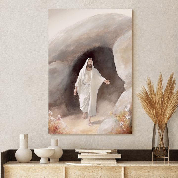 Jesus Has Risen Art Able Easter Wall Art - Jesus Canvas Pictures - Christian Wall Art