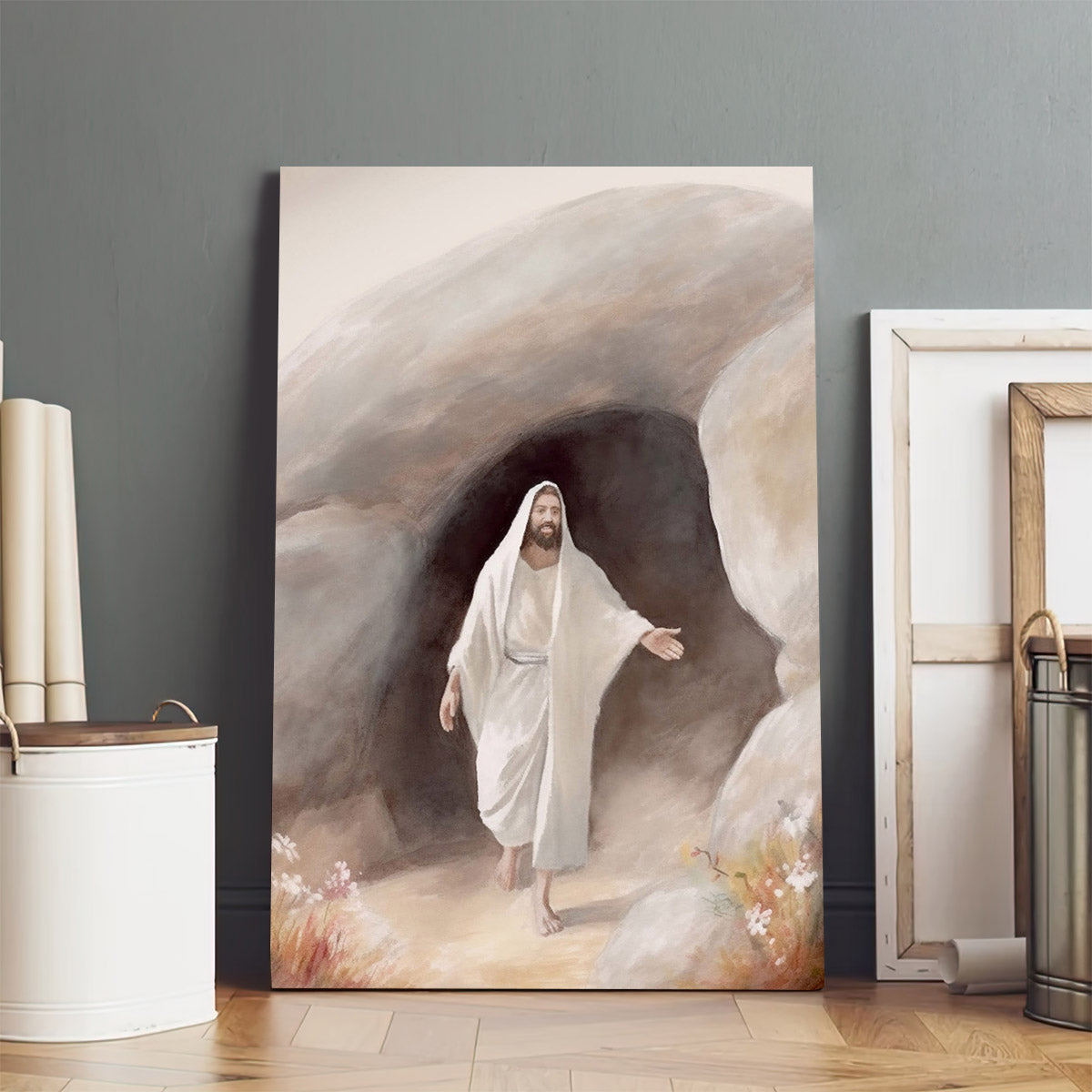 Jesus Has Risen Art Able Easter Wall Art - Jesus Canvas Pictures - Christian Wall Art