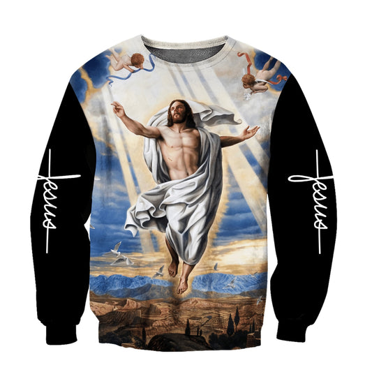 Jesus Heaven Jesus Is My Lord Jesus - Christian Sweatshirt For Women & Men
