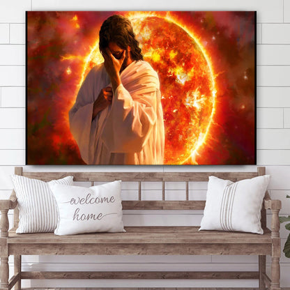 Jesus Hell - Jesus Canvas Wall Art - Christian Wall Art