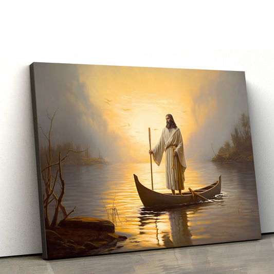 Jesus Holding An Ax - Canvas Pictures - Jesus Christ Canvas - Christian Wall Art