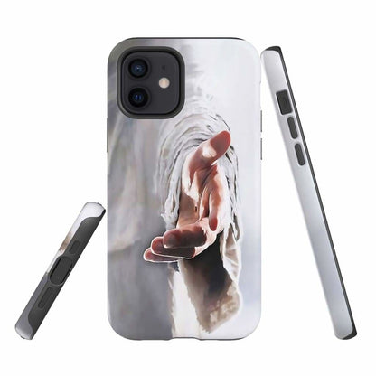 Jesus Holding His Hand Out Phone Case - Jesus Phone Case- Iphone Samsung Cases Christian