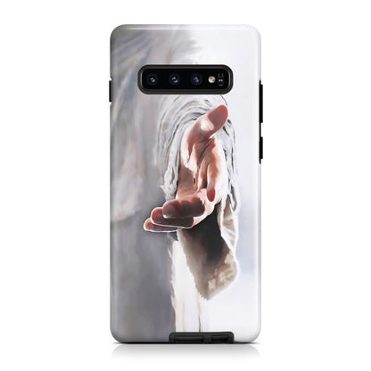 Jesus Holding His Hand Out Phone Case - Jesus Phone Case- Iphone Samsung Cases Christian