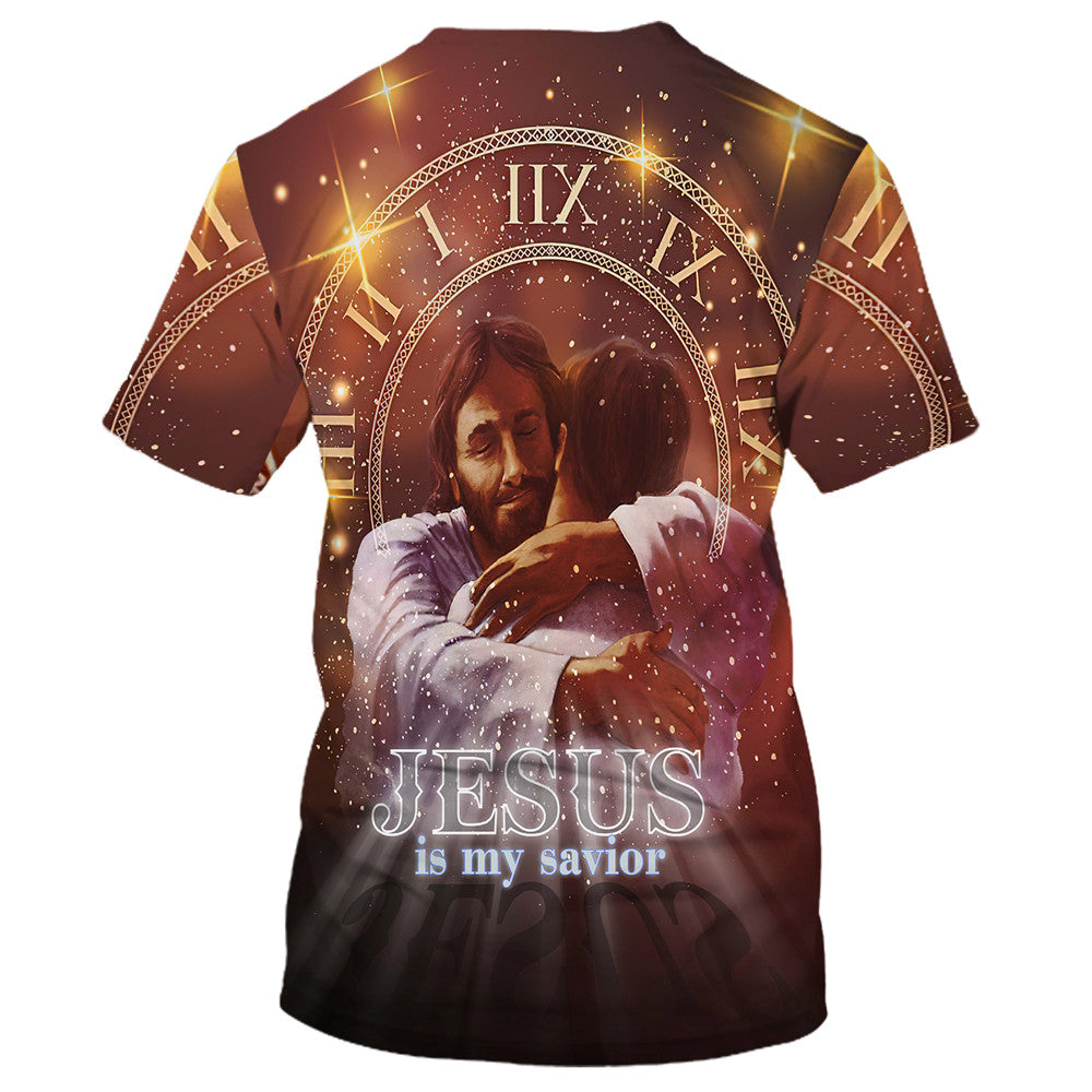 Jesus Holding  Is My Savior 3d All Over Print Shirt - Christian 3d Shirts For Men Women