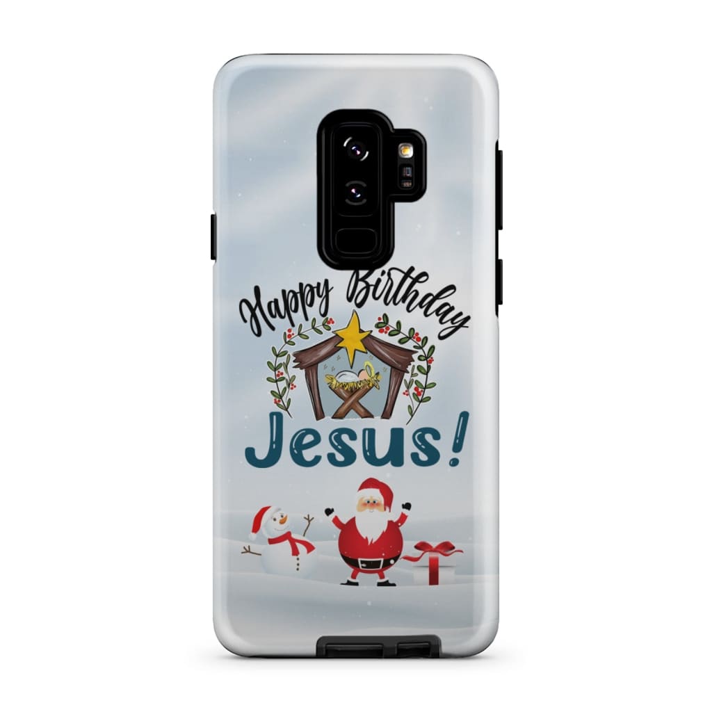 Jesus In A Manger - Happy Birthday Jesus Phone Case - Inspirational Bible Scripture iPhone Cases