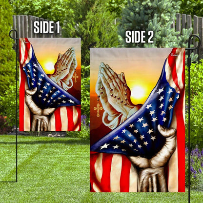 Jesus In America House Flag - Christian Garden Flags - Christian Flag - Religious Flags