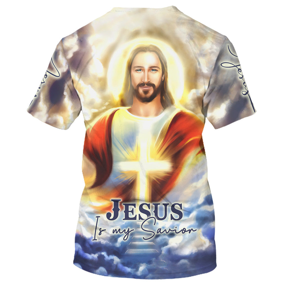 Jesus In Heaven Jesus Is My Savior 3D All Over Printed Shirt for Men and Women