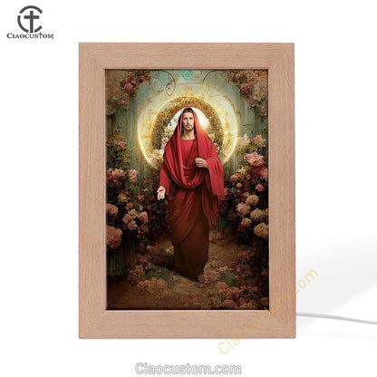 Jesus In His Majesty And Power Frame Lamp Pictures - Jesus Art Prints - Jesus Art - Christian Home Decor