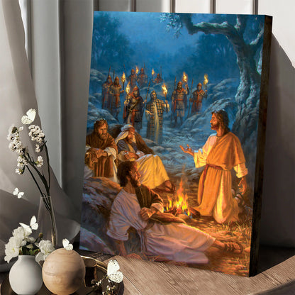 Jesus In The Garden Canvas Picture - Jesus Christ Canvas Art - Christian Wall Canvas