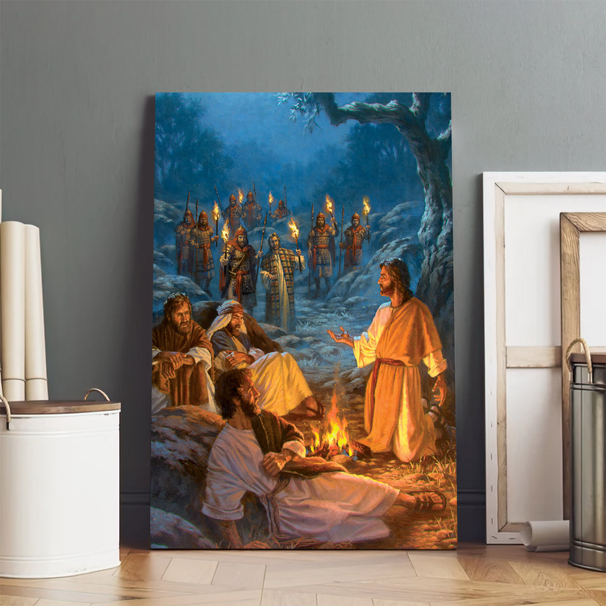Jesus In The Garden Canvas Picture - Jesus Christ Canvas Art - Christian Wall Canvas