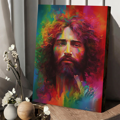 Jesus In The Painting - Canvas Pictures - Jesus Christ Canvas - Christian Wall Art