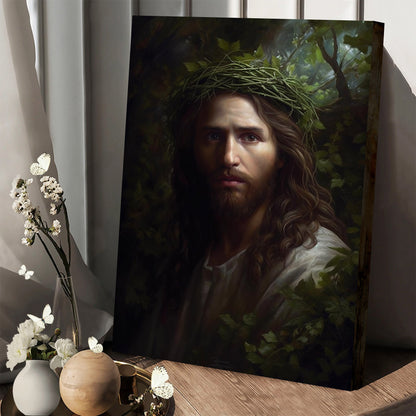 Jesus In The Tree 1 - Canvas Picture - Jesus Christ Canvas - Christian Wall Art